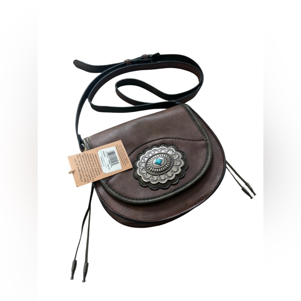 NWT Tony Lama Women's Concho Saddle Bag - Picture 5 of 9